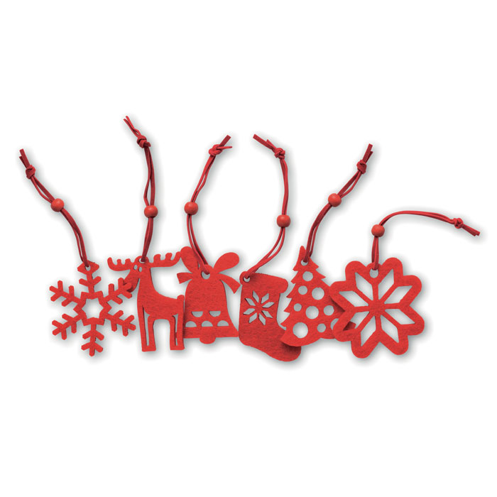 Set de 6 agatatori pentru pomu ROUGE