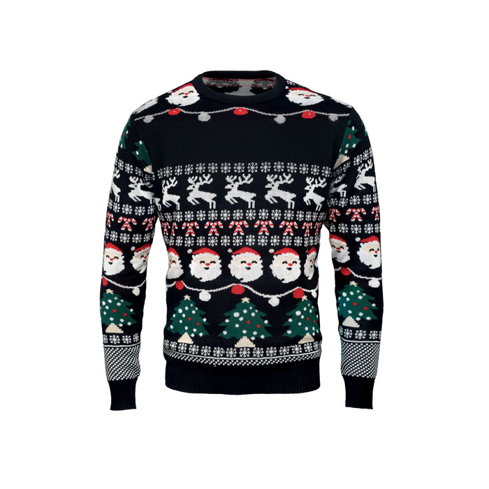 Pulover LED Craciun S/M SHAMIS Negru
