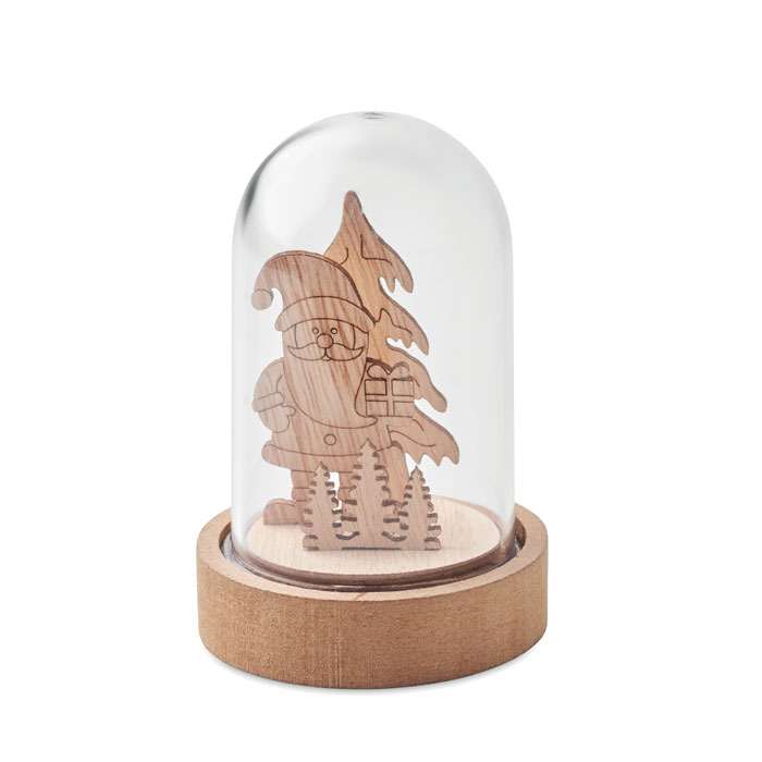 Ornament Craciun cu LED ROVANI Lemn