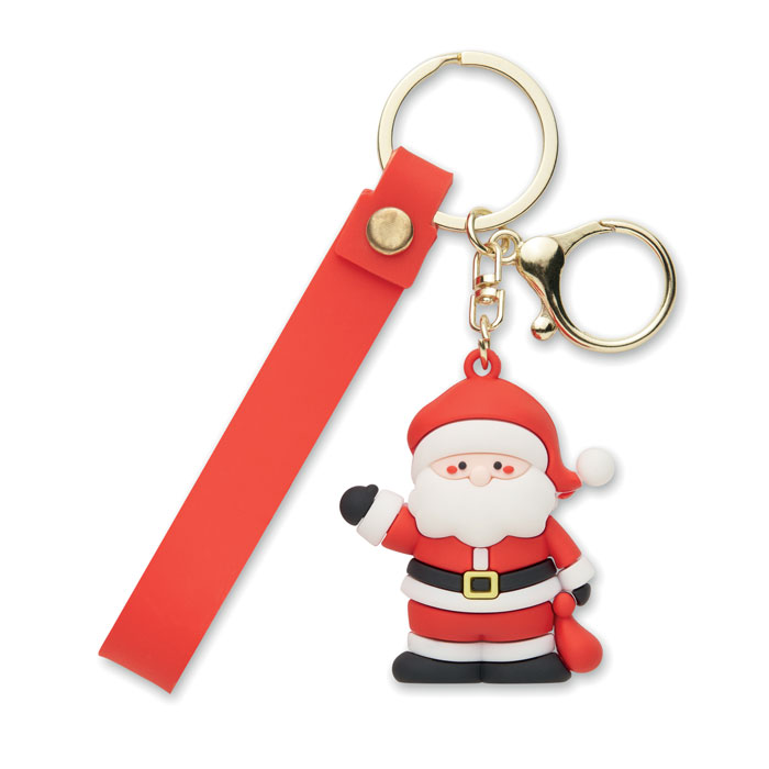 Breloc Moș Crăciun SANTACHARM Roșu