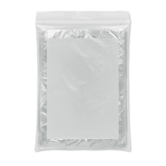 Impermeabil cu glugă în husă SPRINKLE Transparent