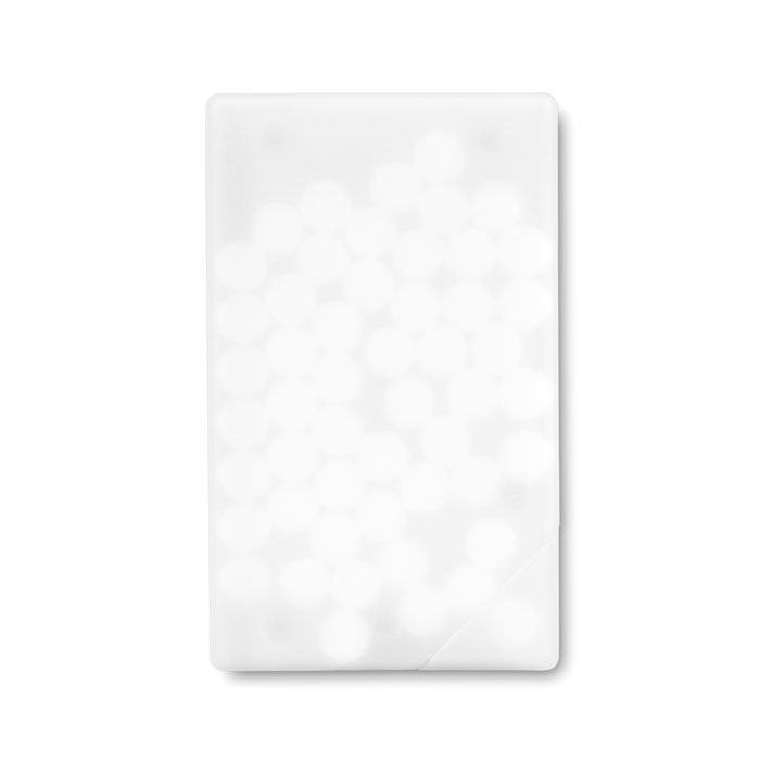 Cutie cu dropsuri de mentă MINTCARD Alb