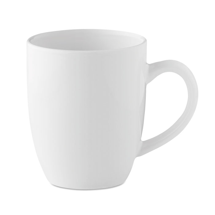 Cană modernă din ceramică TRENT Alb