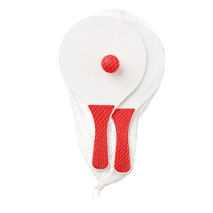 Set mic de tenis de plajă MINI MATCH Roșu