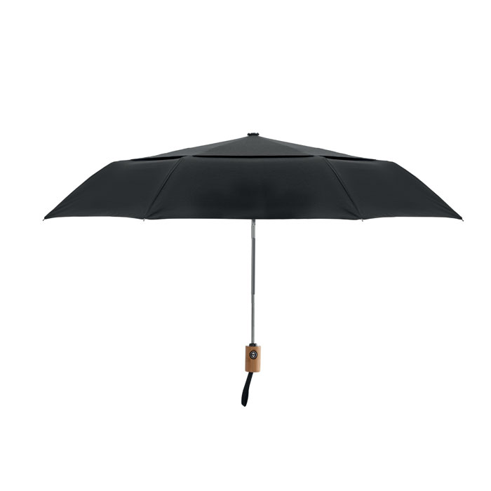 Umbrelă pliabilă 21 inch DRIP Negru