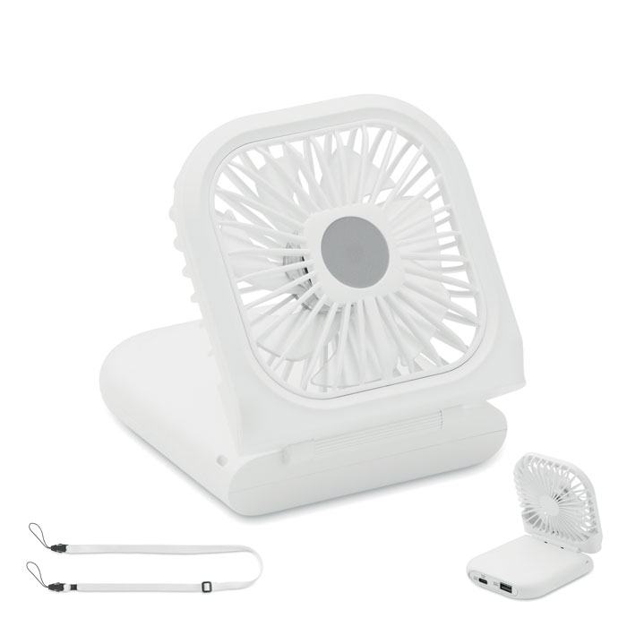 Ventilator portabil pliabil/ de STANDFAN Alb