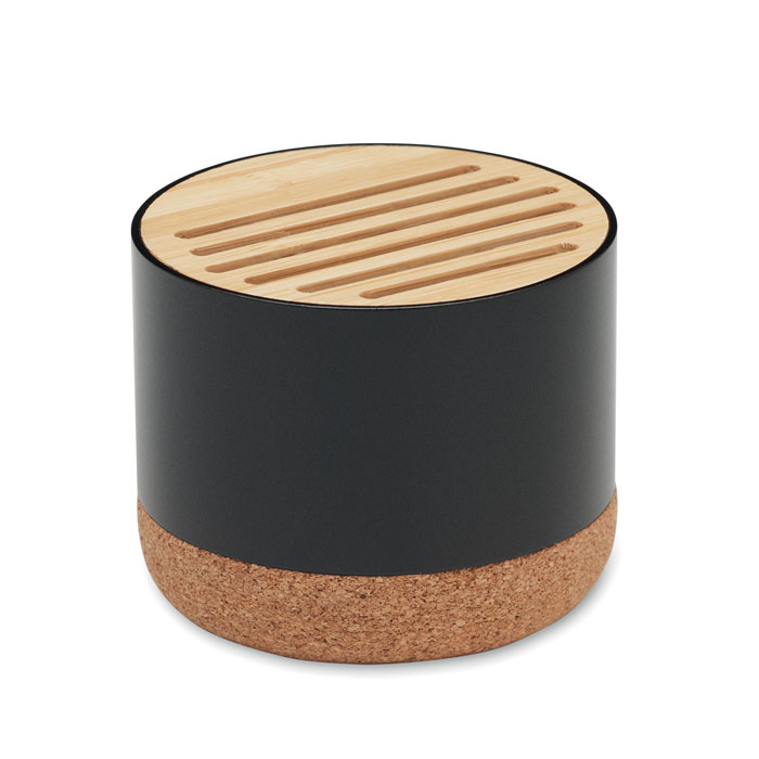Boxă din plută și aluminiu RUMBA Negru