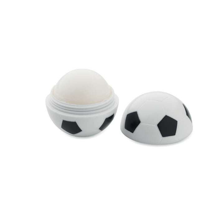 Balsam de buze în formă de ming BALL Alb/Negru