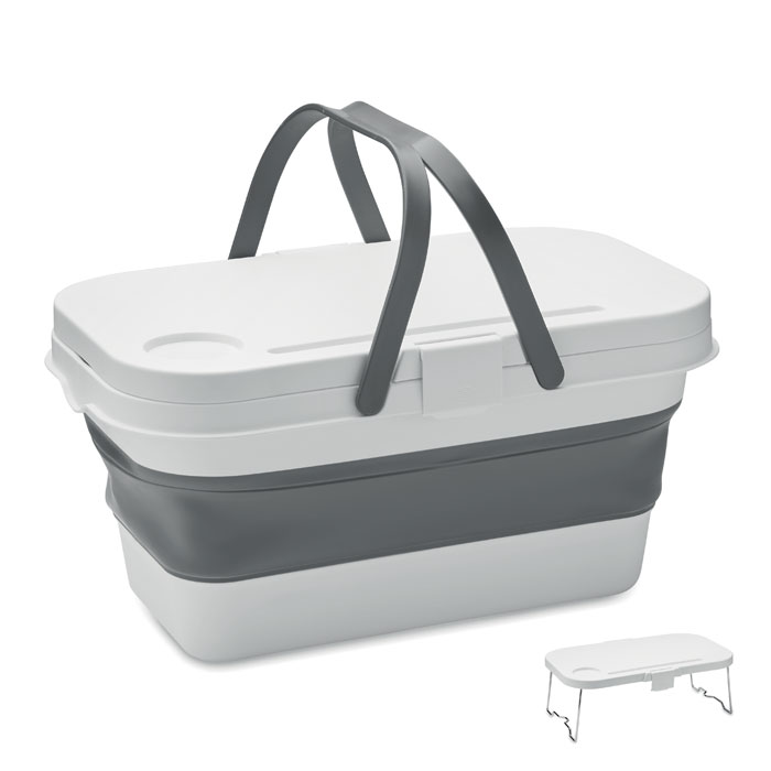 Coș de picnic pliabil CESTA Alb