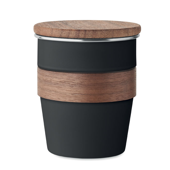 Pahar un singur perete 350 ml WALNUT