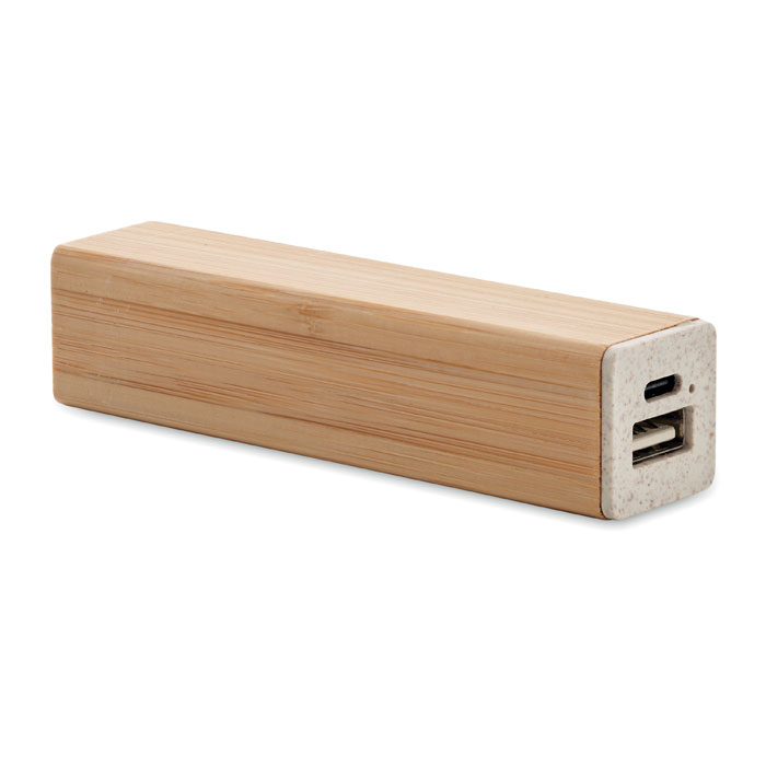 Power bank 2600 mAh POWERBAMC Lemn