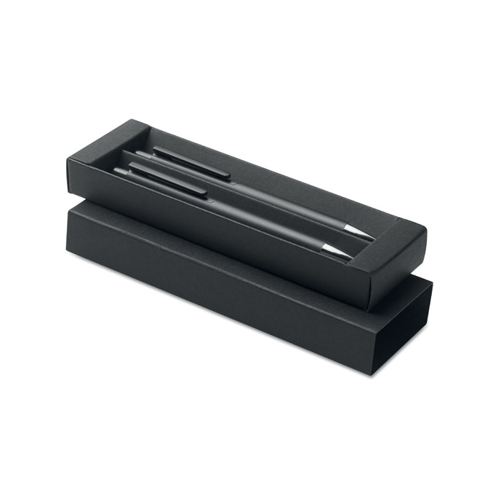 Set de stilouri din aluminiu re ORWELL Negru