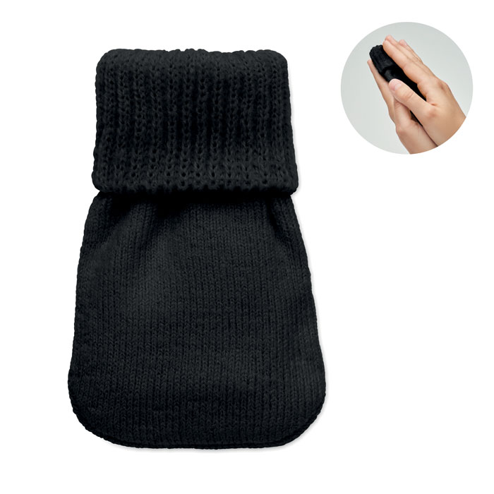 Încălzitor mâini poliester WARMMUFF Negru