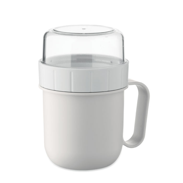 Pahar PP 450 ml CUP ON GO Alb