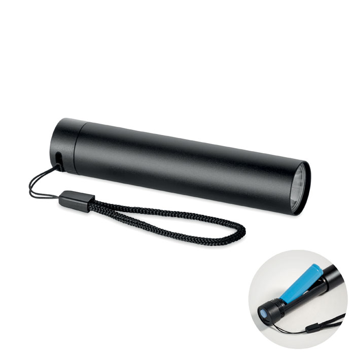 Lanternă din aluminiu LUME Negru