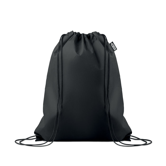 Sac șnur RPET nețesut DAFFY RPET Negru