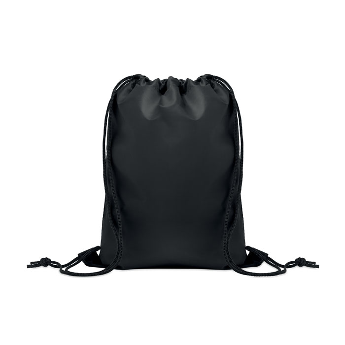 Rucsac copii cu șnur 190T RPET SHOOP KIDS Negru