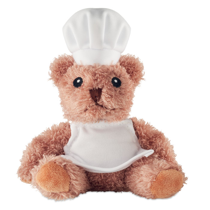 Ursuleț de pluș chef TEDDCHEF Alb