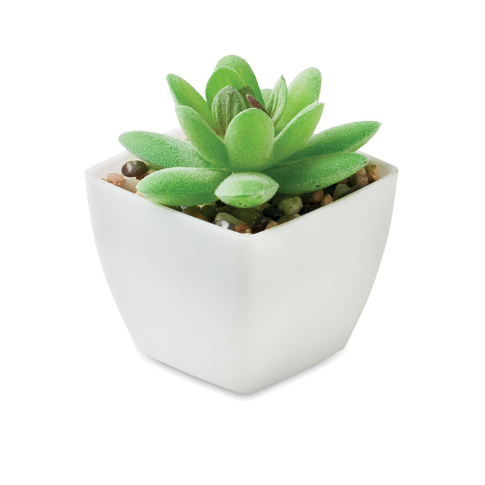 Mini plantă artificială ARTIGRAP Alb