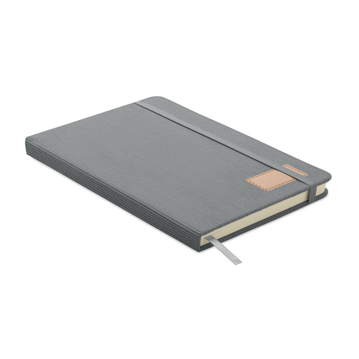 Notebook A5 copertă tare RPET CORDI NOTE Gri