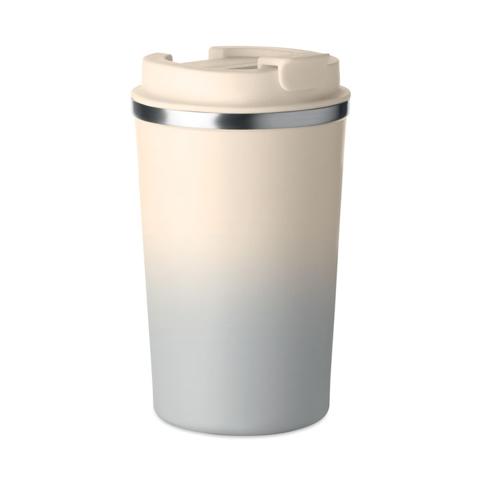 Pahar cu perete dublu 350 ml BRACE GRADIENT Gri