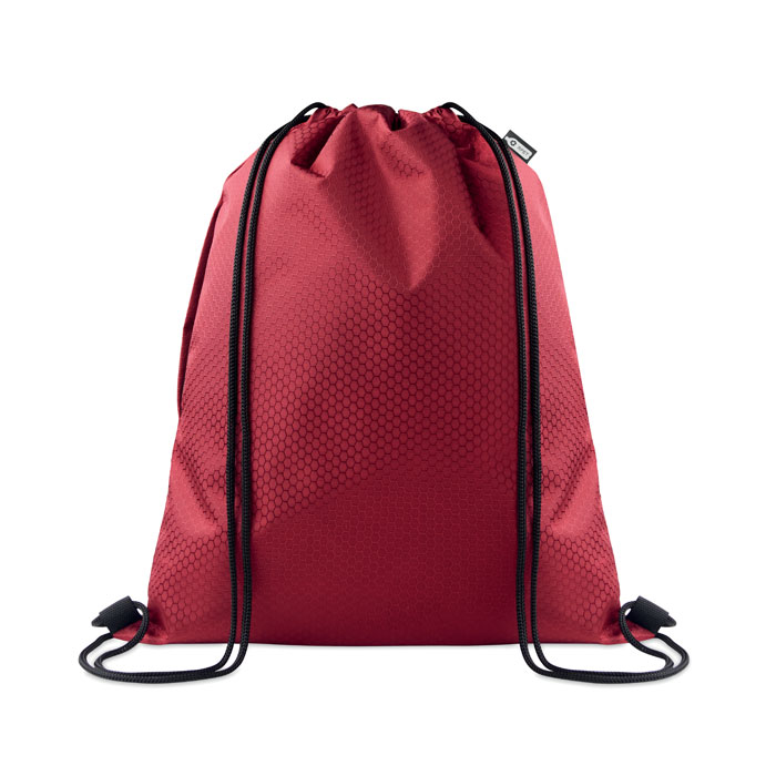 Rucsac cu șnur din RPET 420D DAYKIT Burgundy
