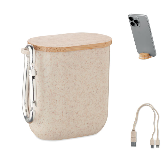 Set de cabluri în cutie CABSTRA Bej