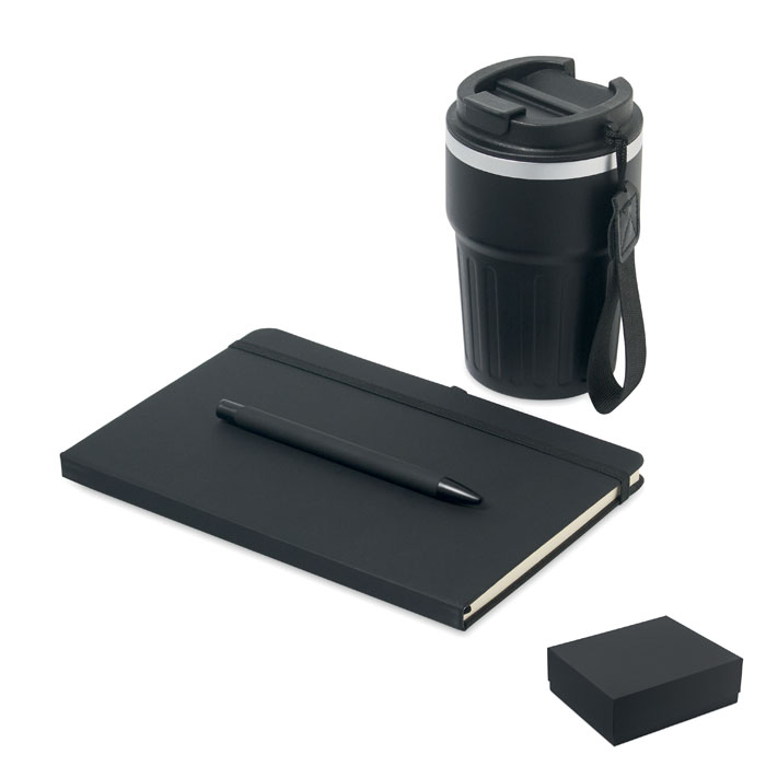 Set cadou 3 piese în cutie ENGAGE Negru