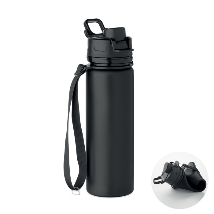 Sticlă sport pliabilă silicon LETT Negru