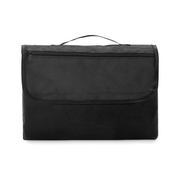 Patură picnic din fleece COSTA Negru