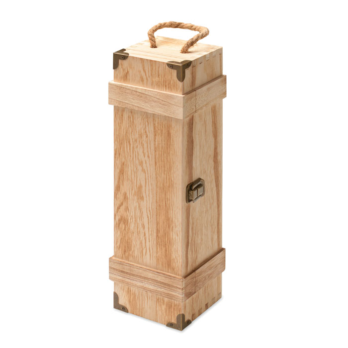 Cutie vin din lemn Paulownia VINBOX + Lemn