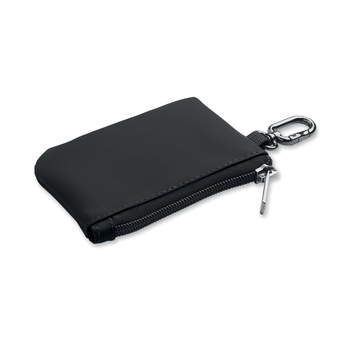 Portofel cheie PU și carabină GUARDO Negru