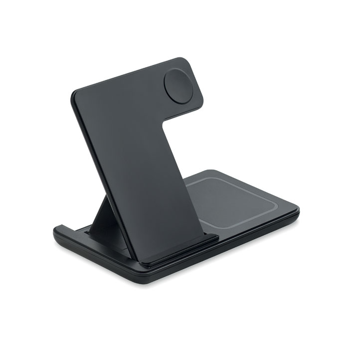 Încărcător pliabil 3 în 1 15W DOCK3 Negru