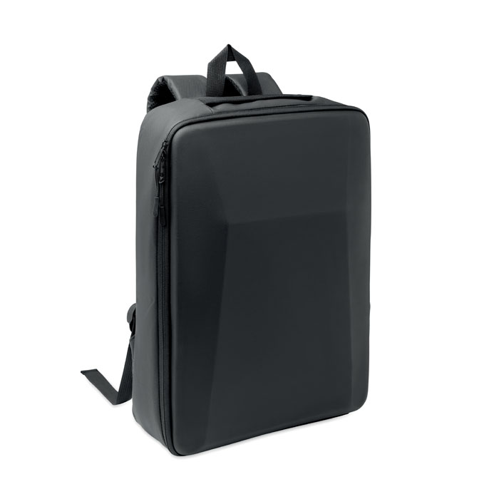 Rucsac RPET 15" carcasă tare NOVIX Negru