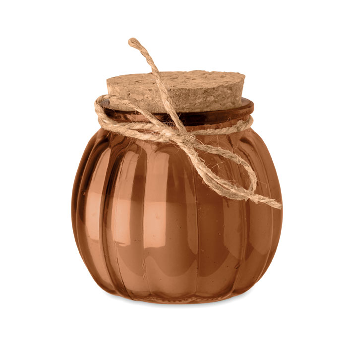 Lumânare pe bază de vanilie PUMKIN Maro