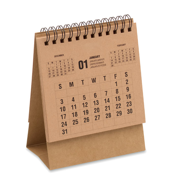 Calendar de birou pe 4 ani YEARS Bej