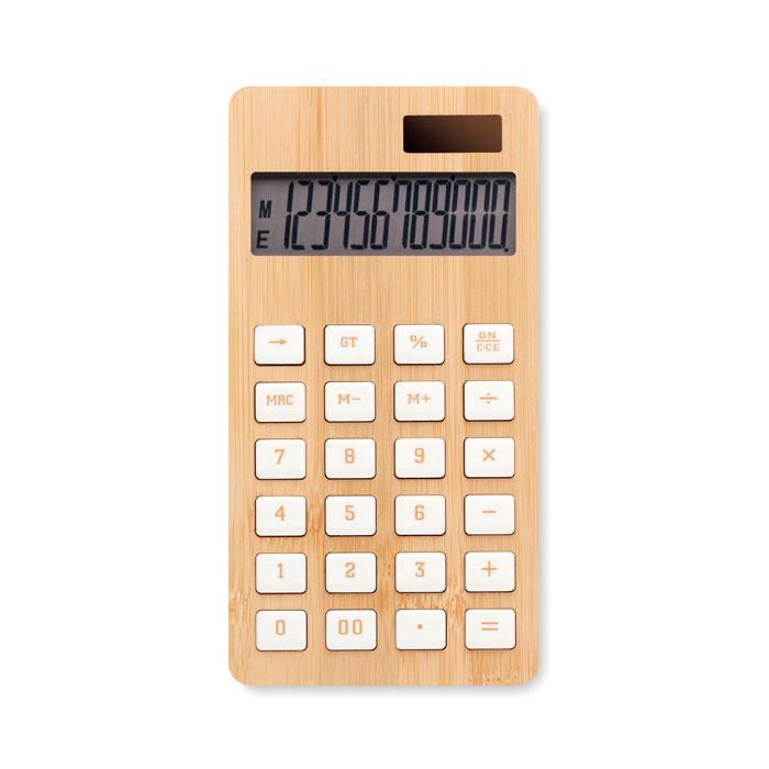 Calculator bambus cu 12 cifre CALCUBIM Lemn