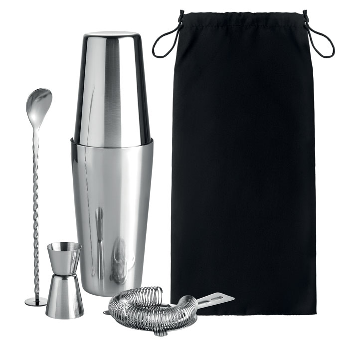 Set cocktail 750 ml BOSTON Argint Strălucitor