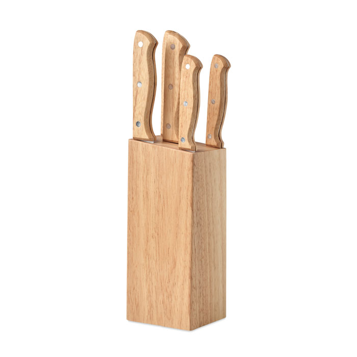Set de cuțite din 5 piese GOURMET Lemn
