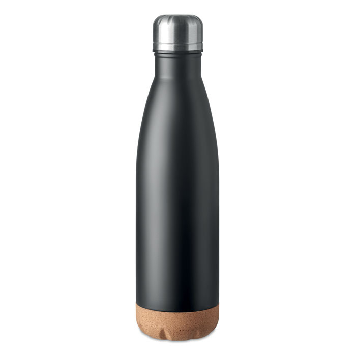 Sticlă cu perete dublu 500 ml ASPEN CORK Negru