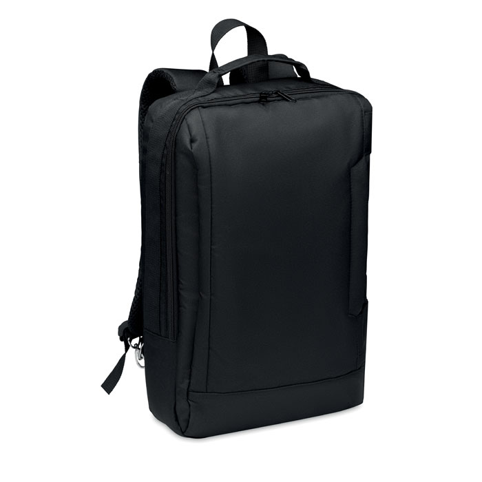 Rucsac laptop din 300D RPET SINGAPORE Negru