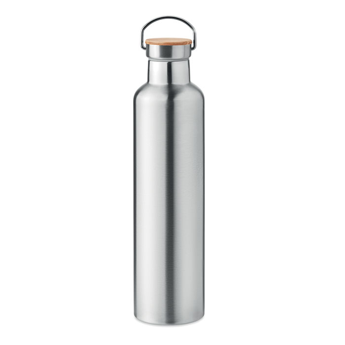 Termos cu perete dublu 1L HELSINKI LARGE Argint Mat