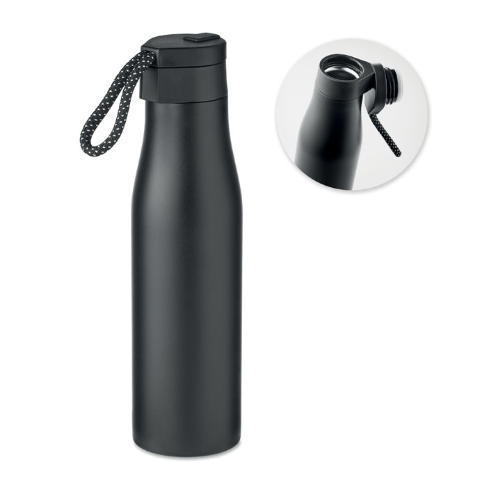 Termos cu perete dublu 600ml URSUS Negru