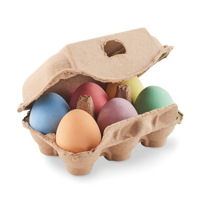 6 crete formă de ou în cutie TAMAGO Bej
