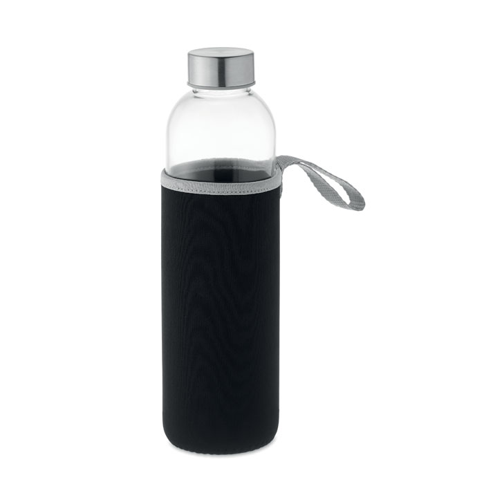 Sticlă de sticlă în husă 750ml UTAH LARGE Negru