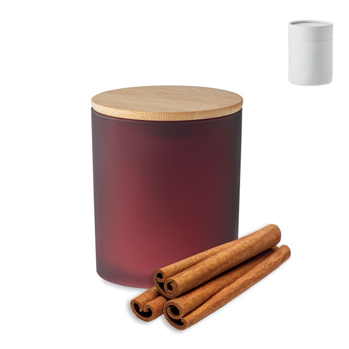 Lumânare ceară vegetală 120g KEOPS SMALL Burgundy