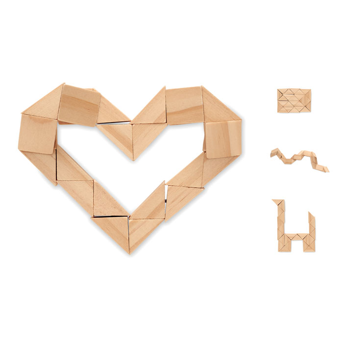 Puzzle din lemn/joc logic STUKIE Lemn