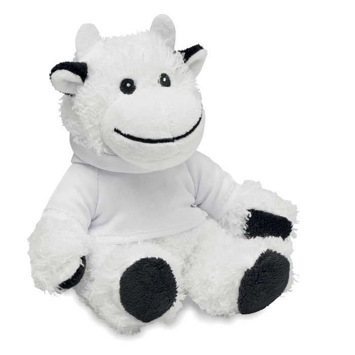 Vacuta de pluș Teddy MANNY Alb