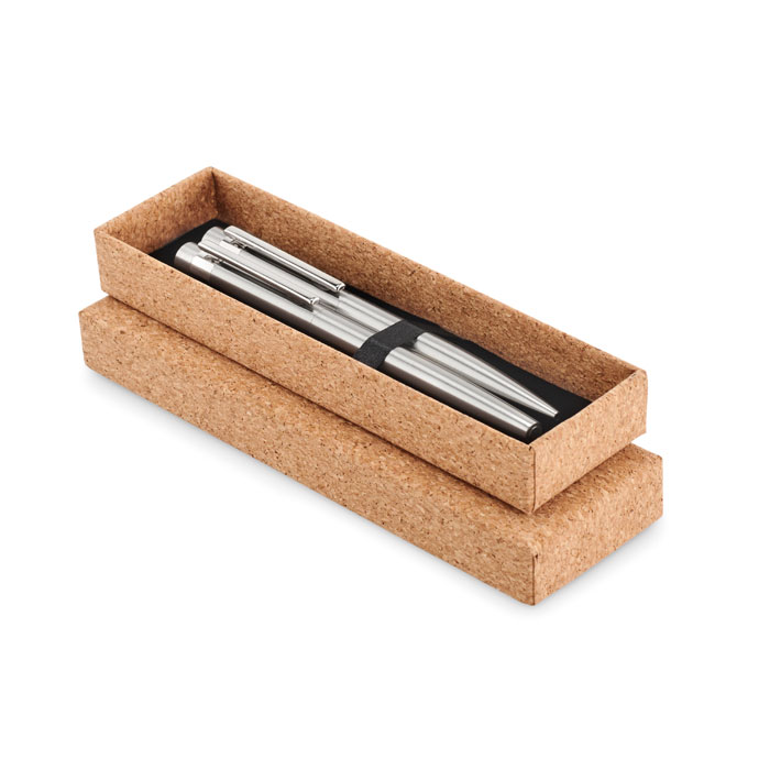 Set din oțel inox. reciclat GRAZ SET Argint Mat