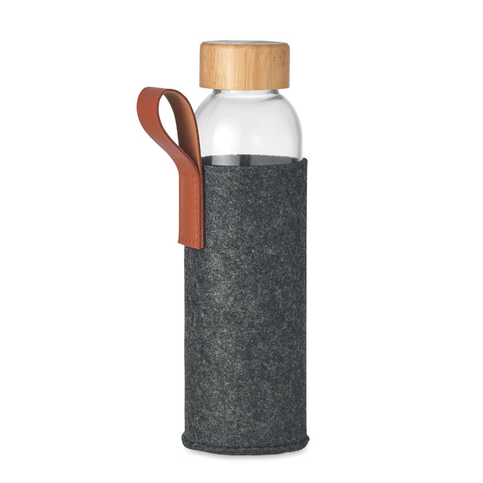 Recipient din sticlă 500 ml THAI Gri Piatră